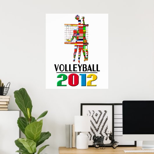 2012: Volleyball Poster (Heimbüro)
