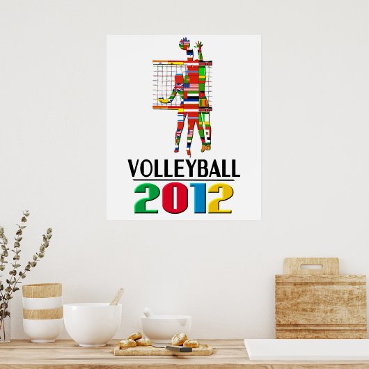 2012: Volleyball Poster (Küche)