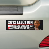 2012 Wahl - AntiObama Autoaufkleber (Auf Auto)