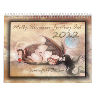 2012 Wandkalender Drachen und Feen