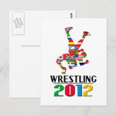 2012: Wrestling Postkarte (Vorne/Hinten)