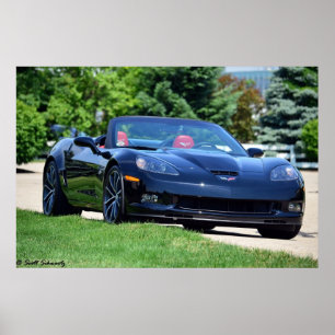 2013 60. Kabriolett des Jahrestages C6 Korvette Poster