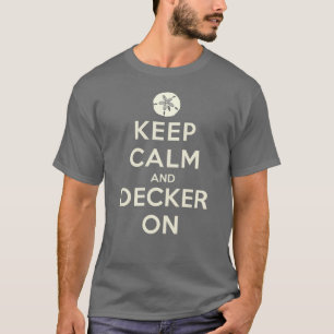 2013 Behalt Calm und Decker auf dem T - Shirt Sand