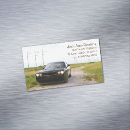 2013 Black American muscle Car Automotive Magnetische Visitenkarte