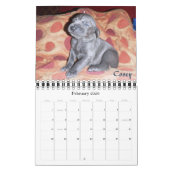 2013 Blau-Fluss Weimaraners Kalender (Feb 2026)
