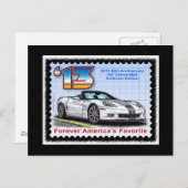 2013 Corvette 60th Anniversary Convertible Postkarte (Vorne/Hinten)