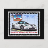 2013 Corvette 60th Anniversary Convertible Postkarte (Vorderseite)