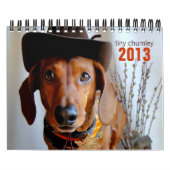 2013 Dackel-Kalender - kleines chumley Kalender (Titelbild)