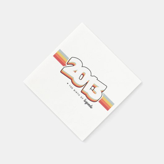 2013 Die Geburt von Legenden Serviette (Ecke)