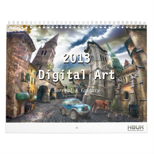 2013 Digitale Bibliothek & Fantasie Kunst - Mauerk Kalender (Titelbild)