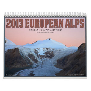 2013 europäische Alpen Kalender