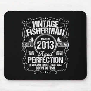 2013 Fangtag für Fischer 2013 Jahr Geboren Mousepad