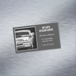2013 Gray American Muscle Car Automotive Magnetische Visitenkarte