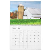 2013 große alte schöne ländliche Scheunen Kalender (Feb 2027)