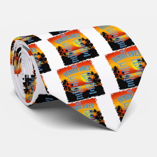 2013 HURRIKANE. KRAWATTE (Gerollt)