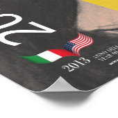 2013 Jahr der italienischen Kultur Giuseppe Verdi  Poster (Ecke)