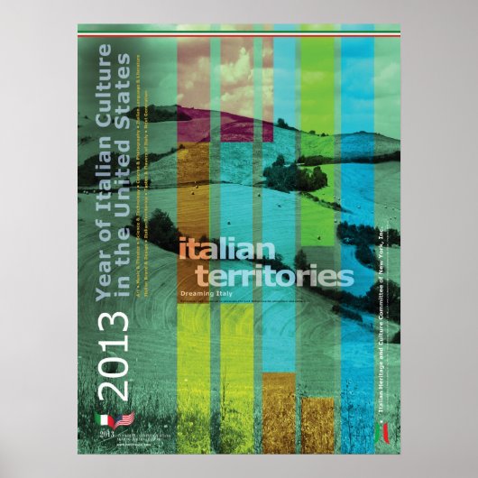 2013 Jahr der italienischen Kultur Italien Reisepl Poster (Vorne)