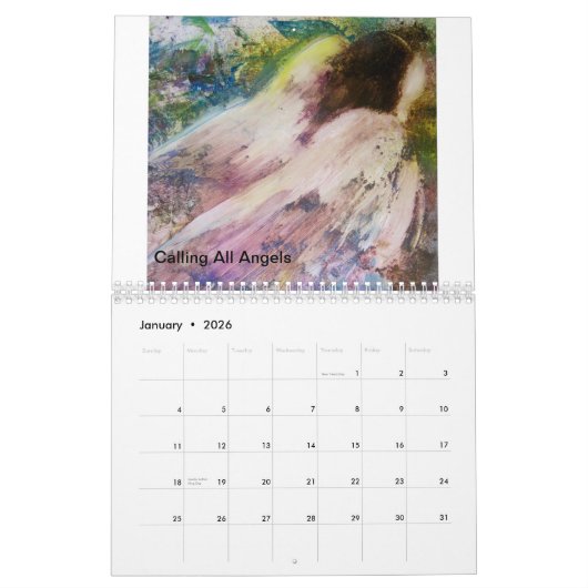 2013 Kalender-Malereien von Deborah Nell Kalender (Jan 2026)