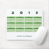 2013 Kalender-Mauspad Mousepad (Mit Mouse)