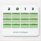 2013 Kalender Mousepad (Vorne)