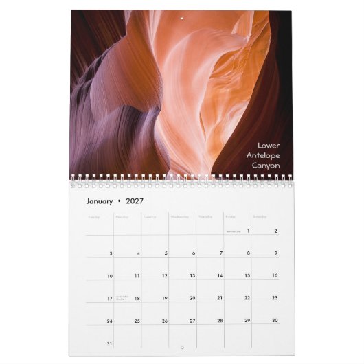 2013 Kalender - Szenen von Arizona (Jan 2027)