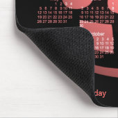 2013 Lächeln-Kalender Mousepad (Ecke)