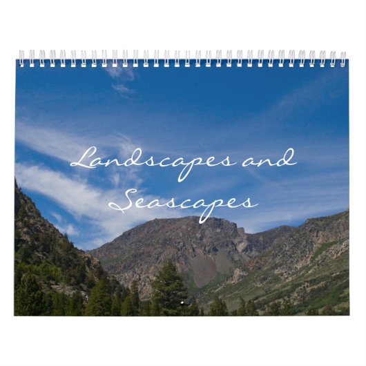 2013 Landschaften und Meeresgebiete Kalender (Titelbild)