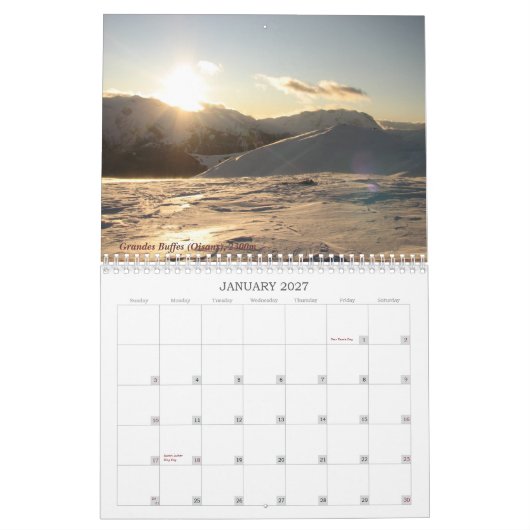 2013 MDN ALPEN-KALENDER KALENDER (Jan 2027)