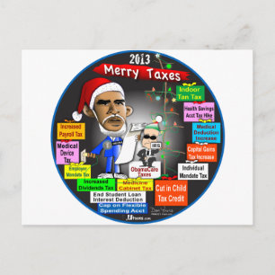 2013 Merry Taxes Feiertagspostkarte