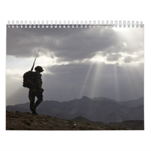 2013 MilitärSilhouetten im Gott, den wir vertraue Kalender