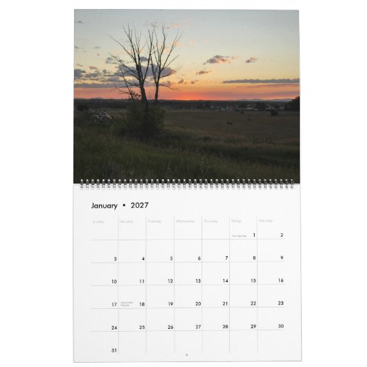 2013 Montana Scenery Sunset Photography Calendar Kalender (Jan 2027)