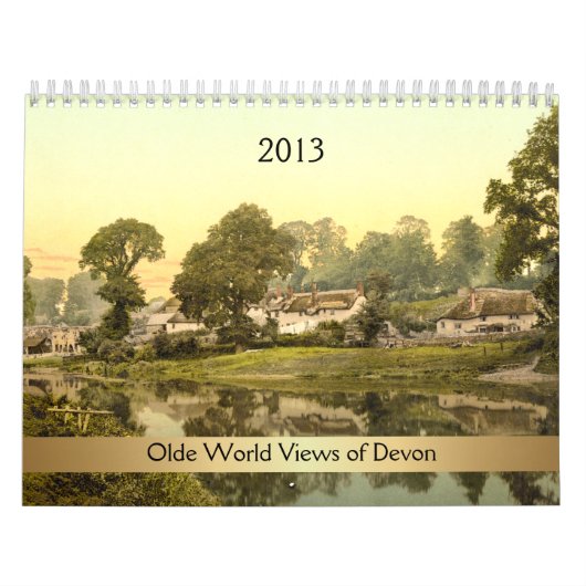 2013 Olde World Ansichten von Devon Kalender (Titelbild)
