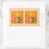 2013 REIKI-Heilsymbole Rechteckiger Aufkleber (Tasche)