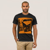 2013 - Schwarz/Orange Vintag - T - Shirt (Vorne ganz)
