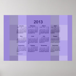 2013 Wandkalender Poster