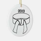 2013 Weiß-Gurt-Verzierung Keramik Ornament (Rechts)