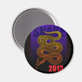 2013snake(a) magnet (Vorderseite/Rückseite)