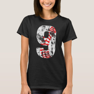 2014 9. Geburtstag 9 Jahre alter Baseballjunge T-Shirt