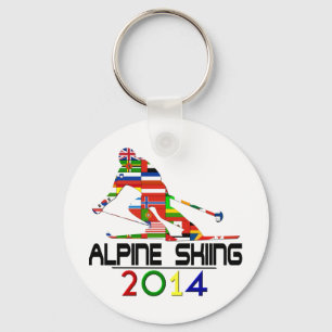 2014: Alpines Skifahren Schlüsselanhänger