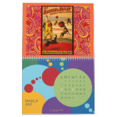 2014 alter Zeit-Zirkus-Plakat-Kalender Kalender (Mär 2027)