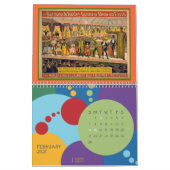 2014 alter Zeit-Zirkus-Plakat-Kalender Kalender (Feb 2027)