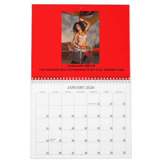 2014 Bauchtanz-Foto-Kalender Kalender (Jan 2026)