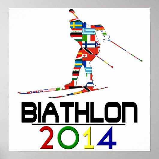 2014: Biathlon Poster (Vorne)
