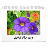 2014 Blumen Kalender (Titelbild)