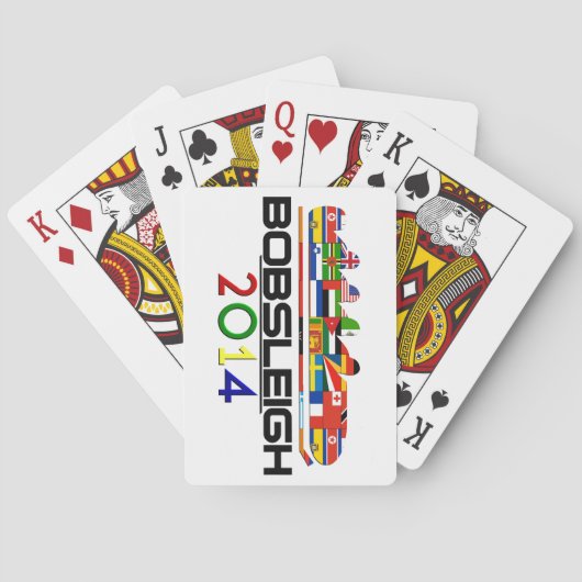 2014: Bobsled Spielkarten (Rückseite)