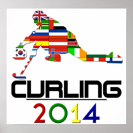 2014: Curling Poster (Vorne)