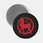 2014 das Jahr des Pferdes Magnet (Vorderseite/Rückseite)