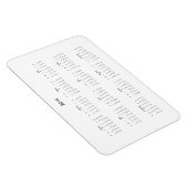 2014 Erstellen Sie Ihren eigenen Kalender Magnet (Rechte Seite)