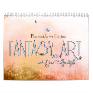2014 Feen gegen Meerjungfrau-Kalender Kalender