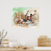 2014 Fußball-Jungs Fußball-Fans Print by Vimal Poster (Küche)